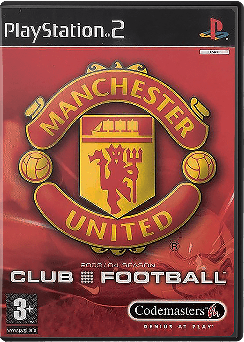 Club Football: Manchester United box art for Playstation 2